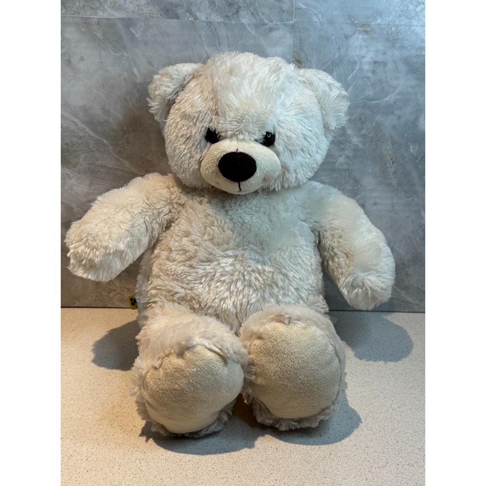 Build-A-Bear Cream Teddy Plush 16" Stuffed Animal Soft Toy Classic Bear